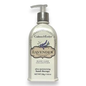 CRABTREE & EVELYN LAVENDER ULTRA MOISTURIZING HAND THERAPY 8.8 oz PUMP